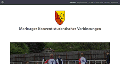 Desktop Screenshot of marburger-konvent.de